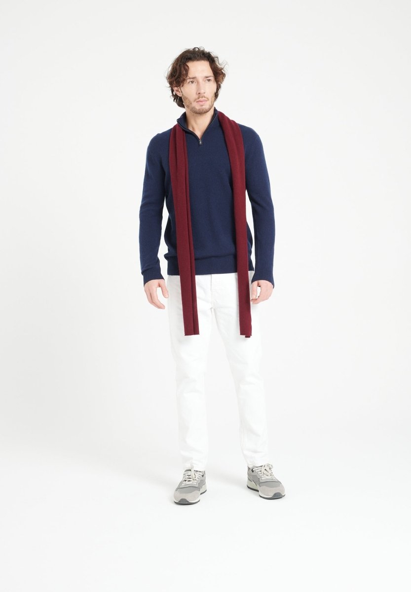 Pull camionneur cachemire bleu marine homme - LUKE 4